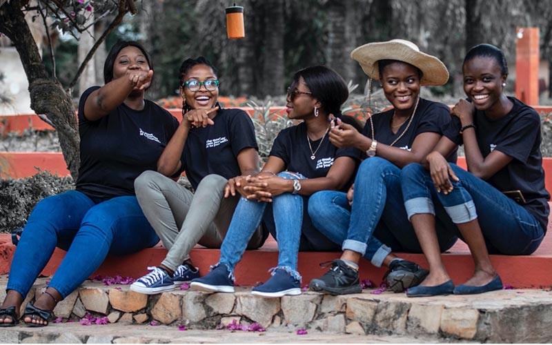 group of ladies on Araba Africa's Easter Ladies Camp
